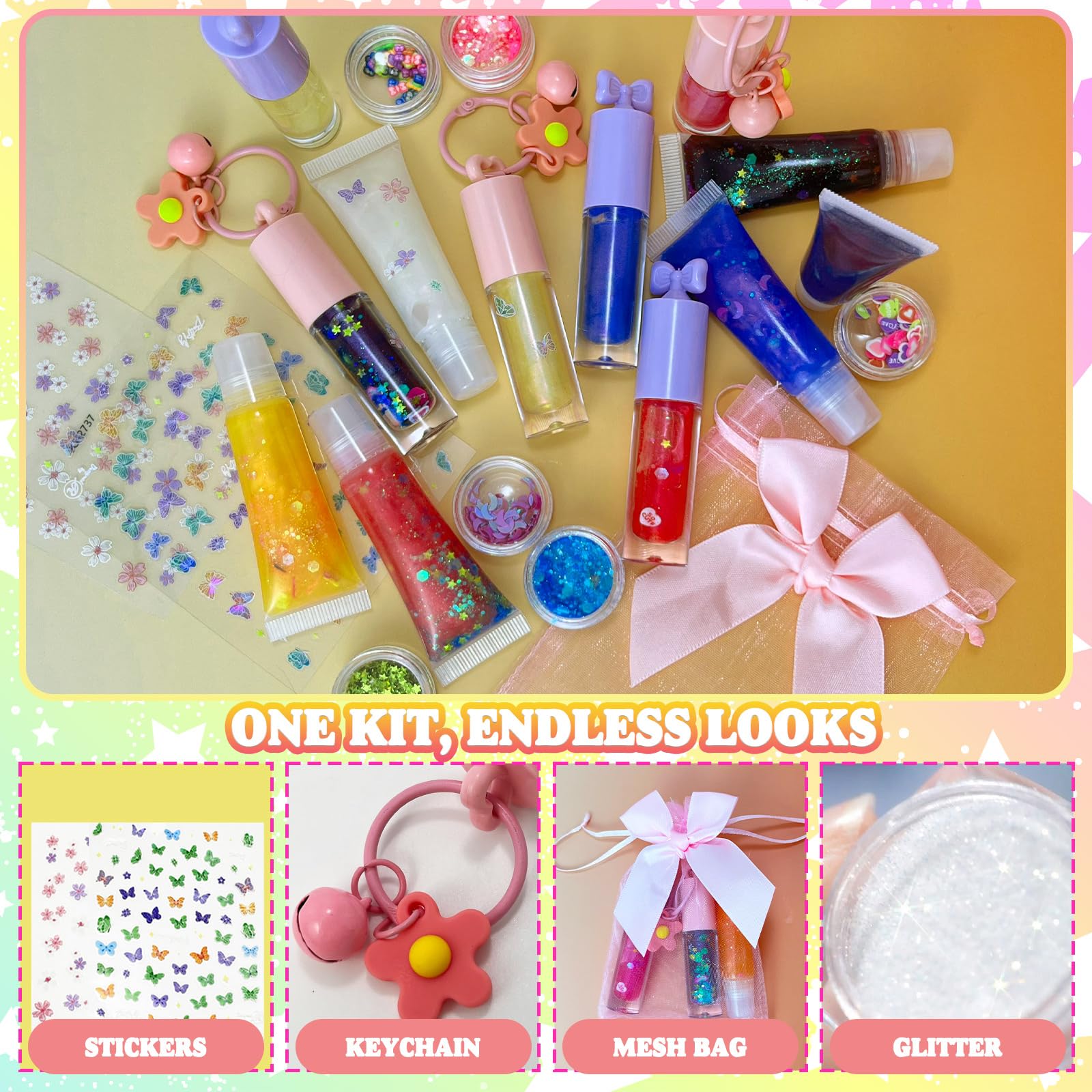 Aceites con sabor para personalizar brillos labiales Thaluna