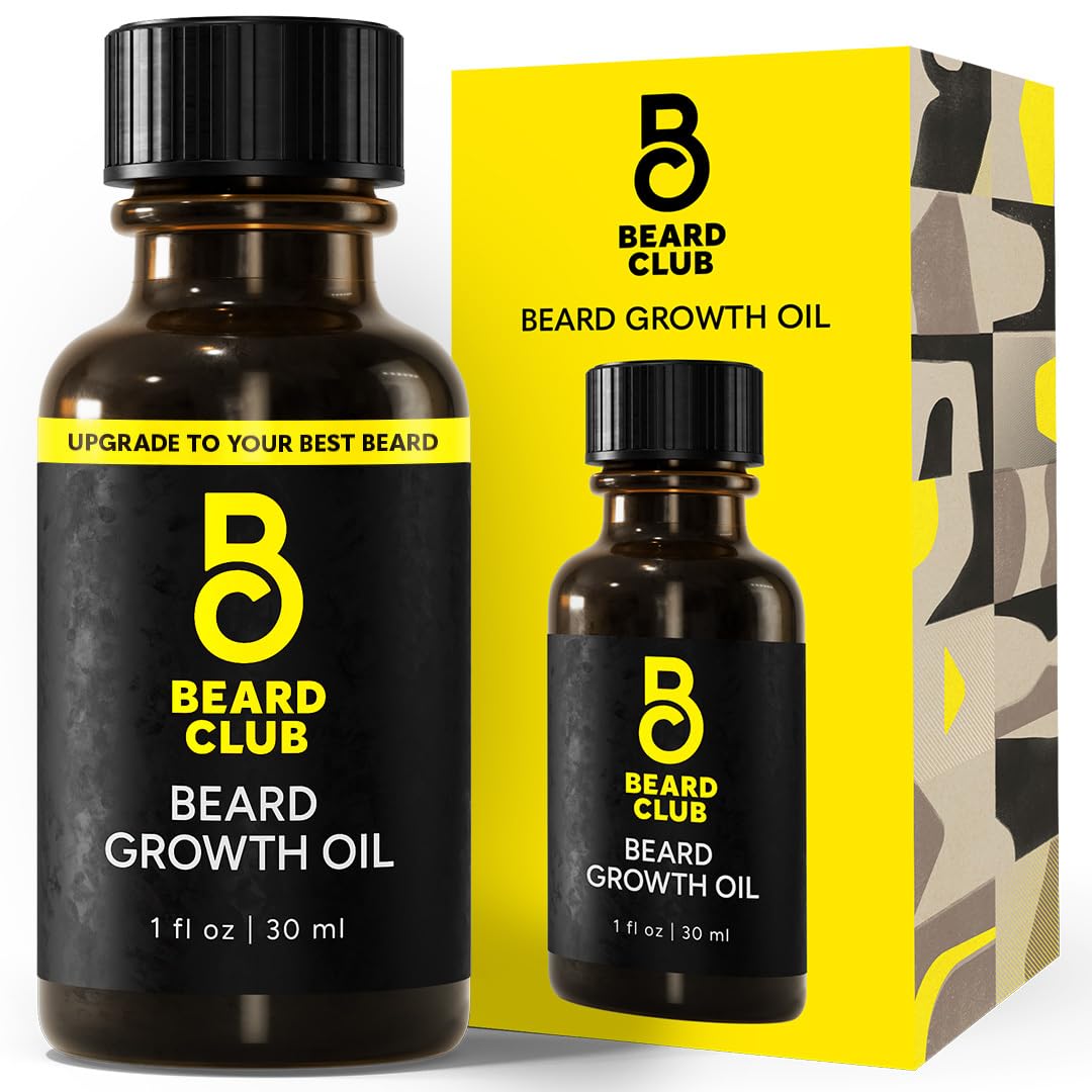 The Beard Club serum crecimiento barba - botella para estimular crecimiento natural
