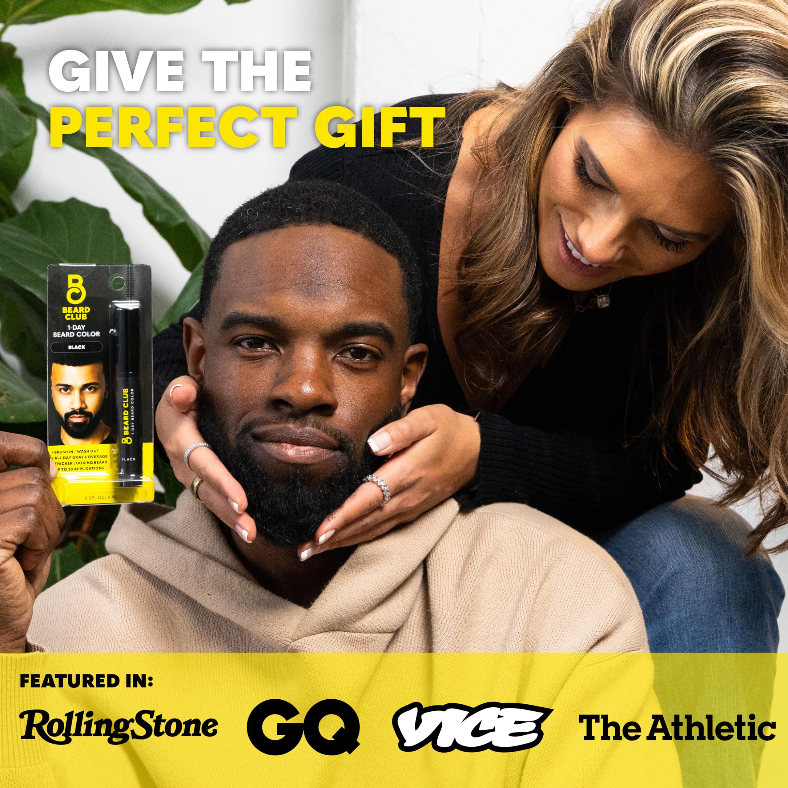 The Beard Club: botella de 0.3 oz con hasta 30 aplicaciones para barba, bigote y cejas