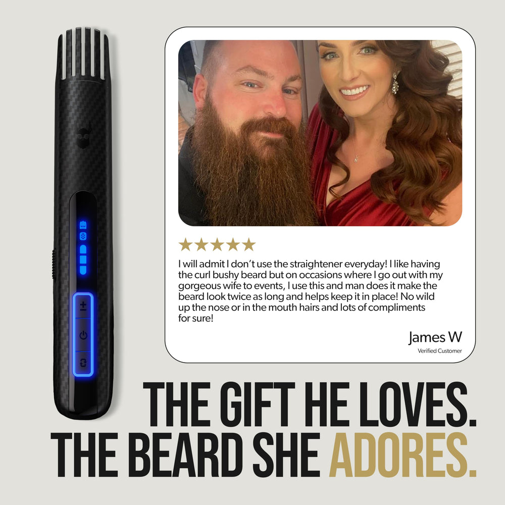 The Beard Struggle Carbon X: base Mag X para carga rápida y conexión sencilla.