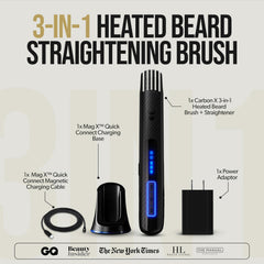The Beard Struggle Carbon X: calentamiento rápido para styling sin esperas.