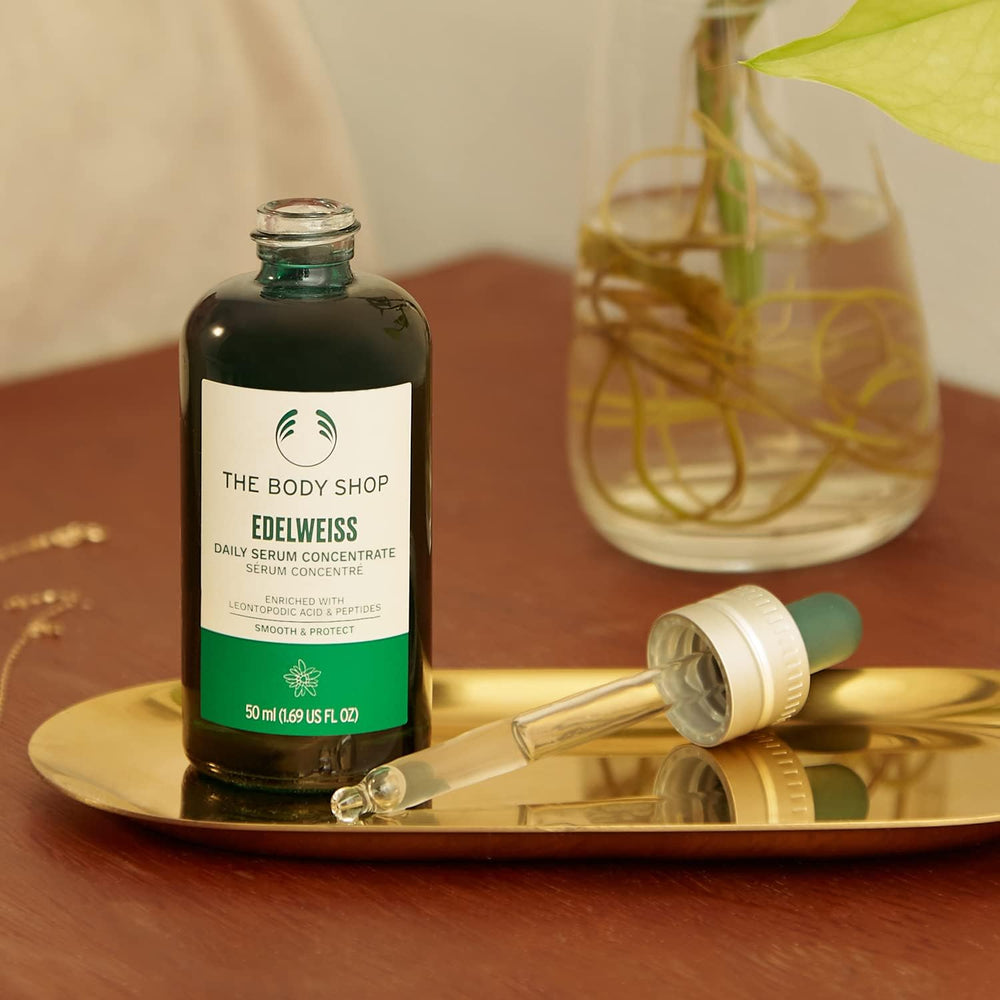 The Body Shop Edelweiss Serum Diario - antioxidantes potentes para una tez más radiante.