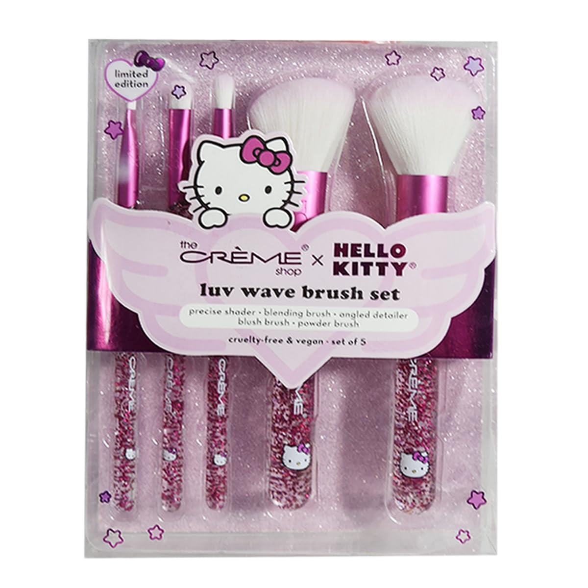 Detalles Hello Kitty del set The Crème Shop, toque lúdico y coqueto.