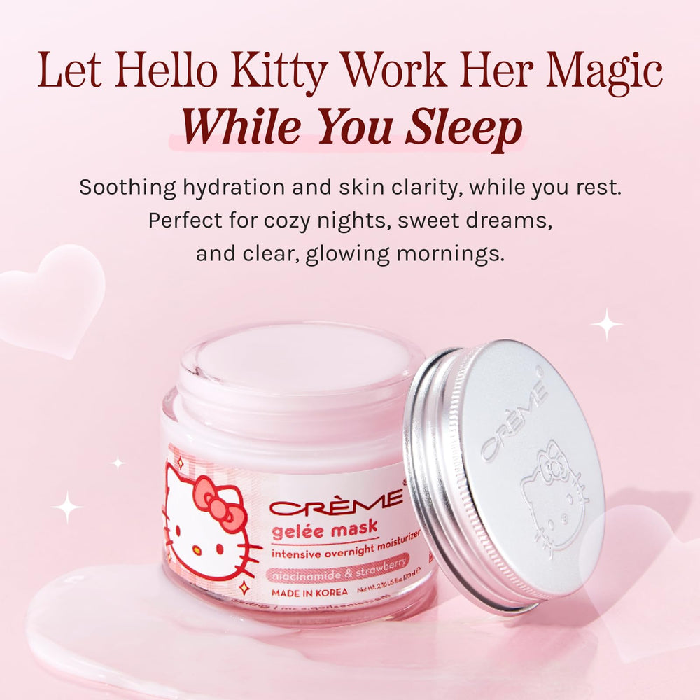 La mascarilla gelée con infusión de fresa de The Crème Shop aporta calma y tono suave.