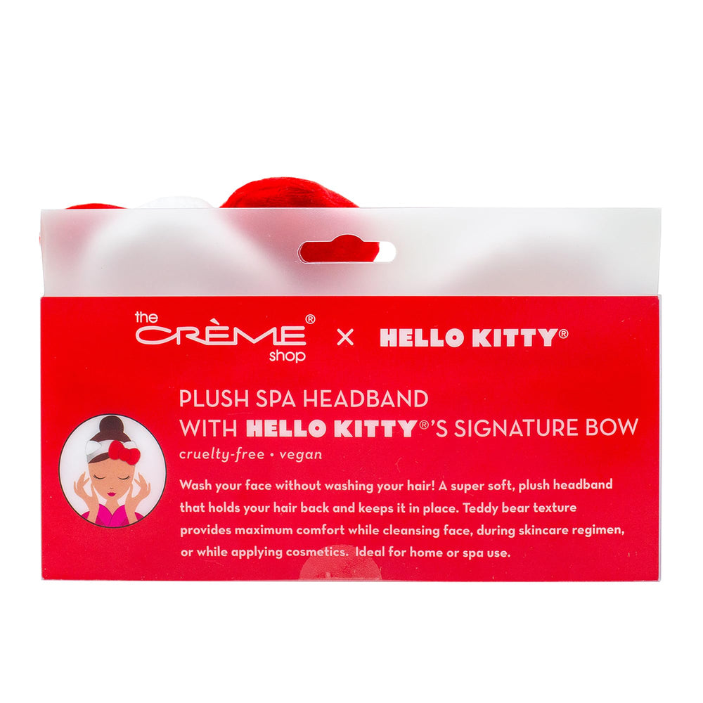 The Crème Shop Hello Kitty, envase spa peluche para descanso y autocuidado en casa.