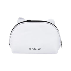 The Crème Shop Hello Kitty Pouch Y2K, cuero sintético duradero y fácil de limpiar.