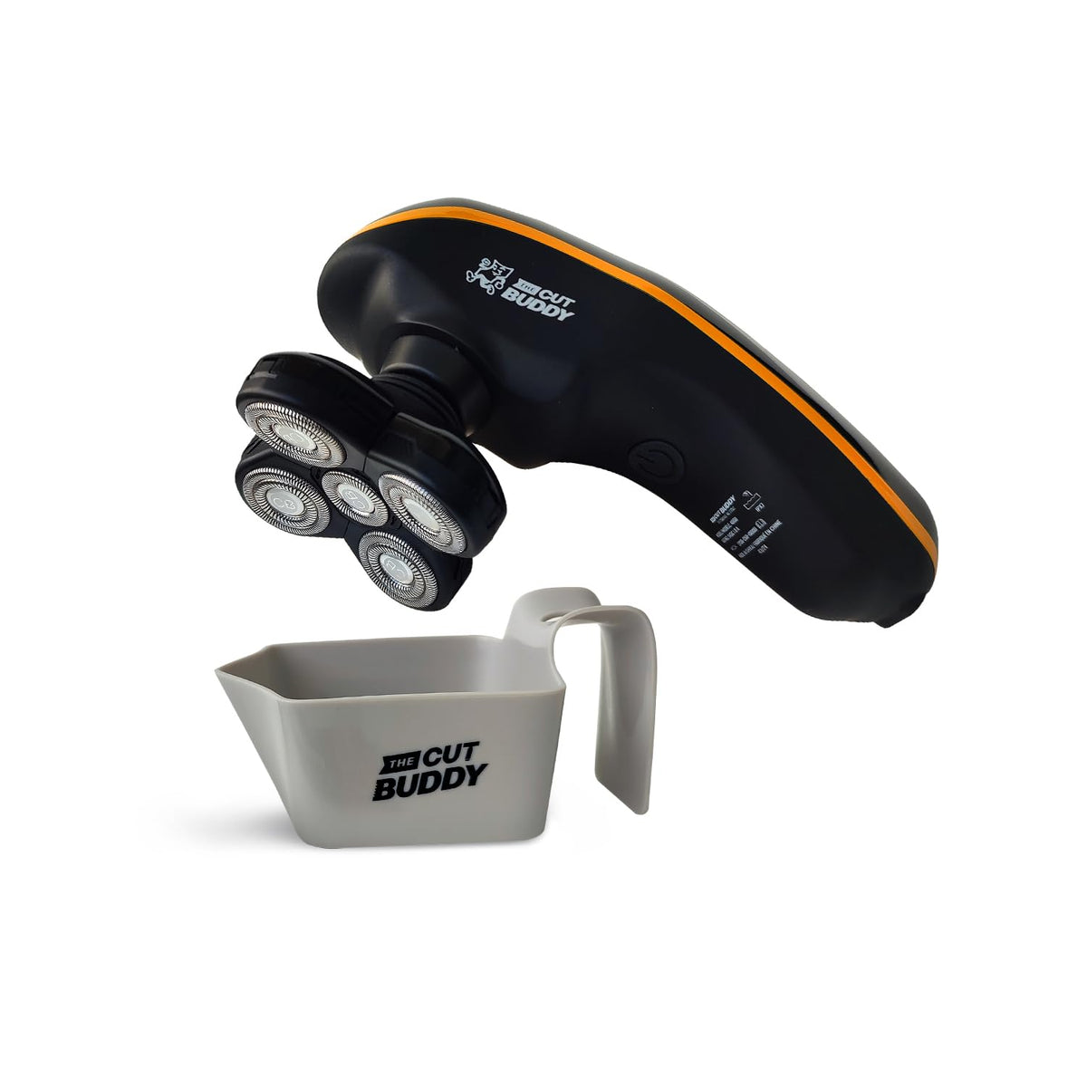 The Cut Buddy en mano con agarre ergonómico para control preciso.
