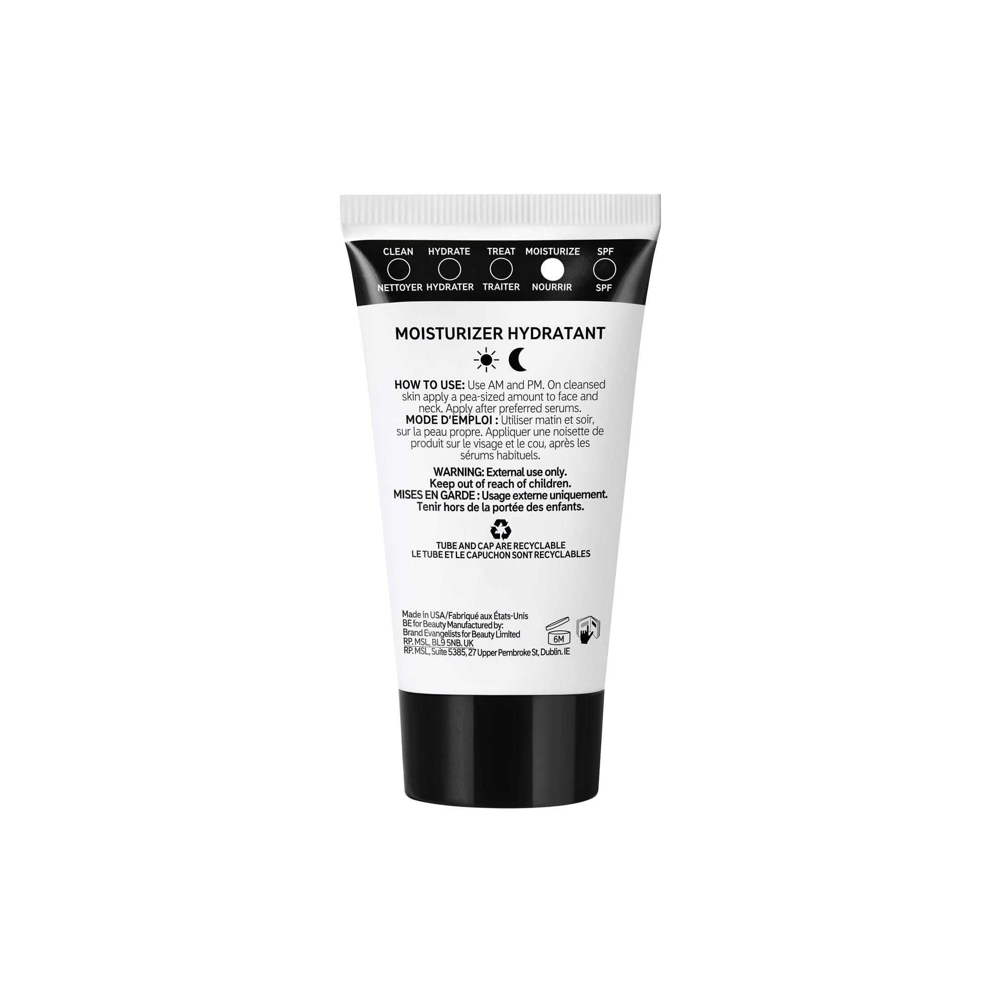 The INKEY List Vitamin B C E Moisturizer packaging highlights vegan, cruelty-free formulation.