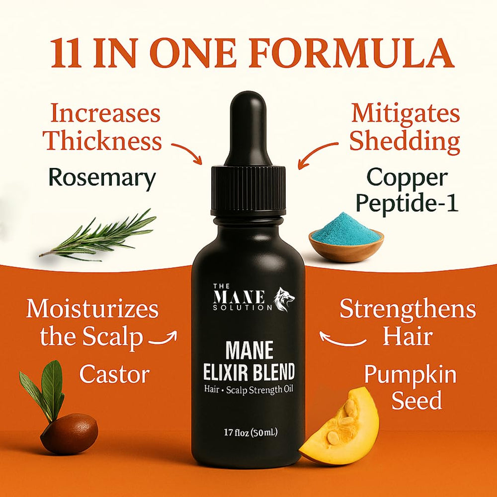 Geste d’application The Mane Solution en massage sur cuir chevelu favorisant l’absorption.