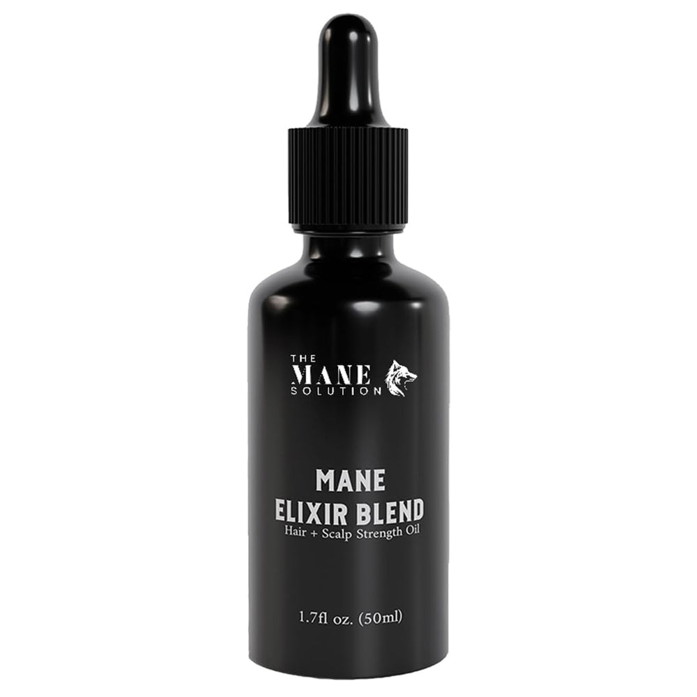 Elixir Mélange The Mane Solution – bouteille 50 ml prête à nourrir le cuir chevelu.