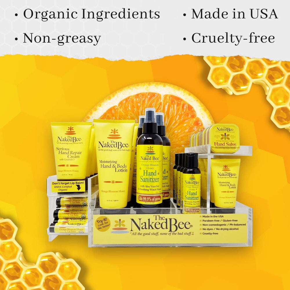 The Naked Bee aroma-naranja-azahar, perfuma ligeramente la piel.