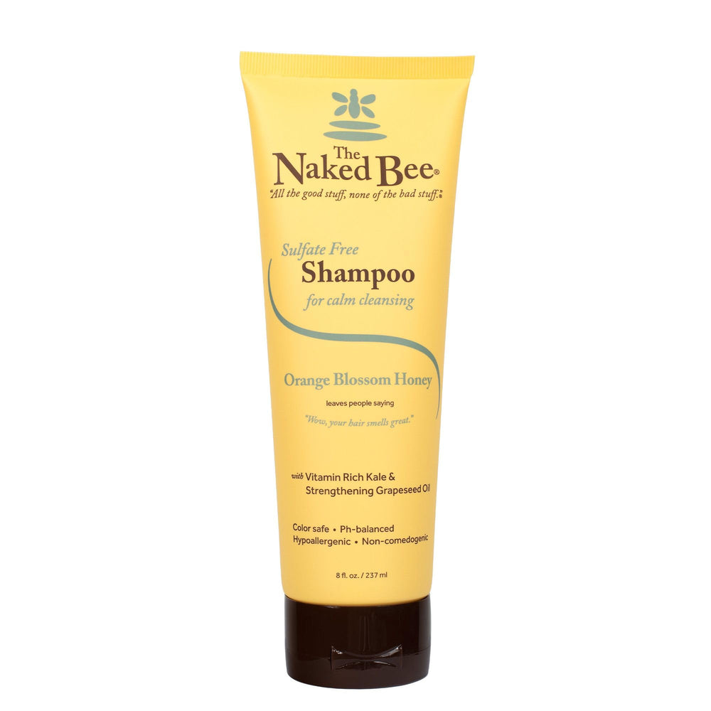 The Naked Bee Champú suave en botella, ideal para limpieza suave del cabello.
