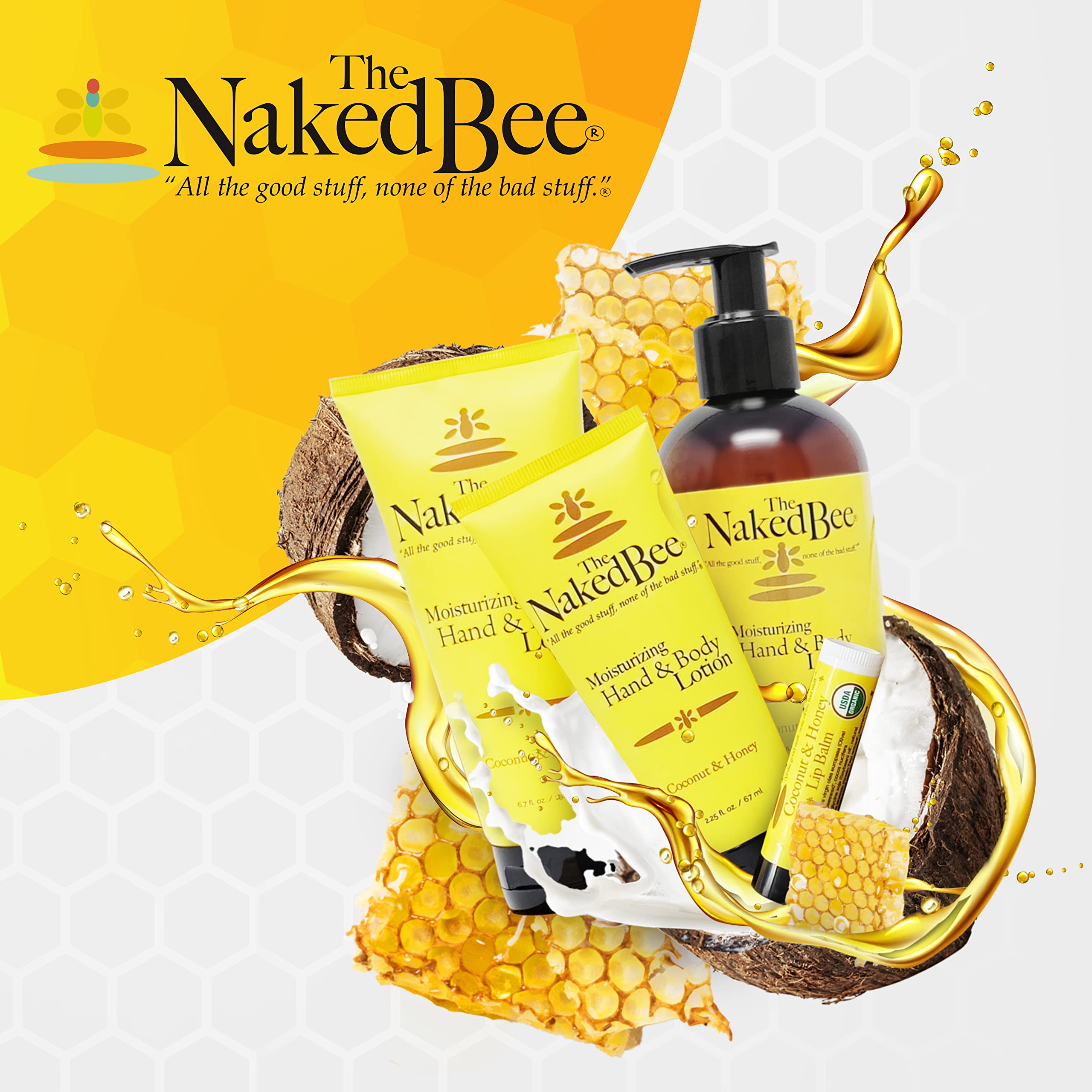 The Naked Bee Champú libre-de-crueldad, enfatizando que no se prueba en animales.