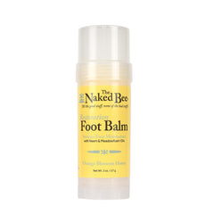 The Naked Bee Foot Balm botella de restauración suaviza talones secos