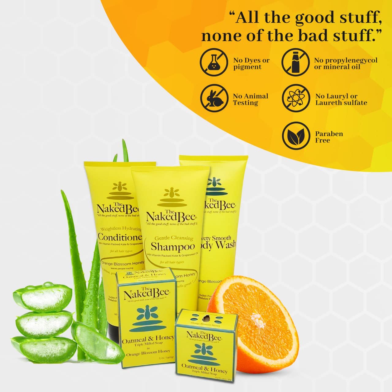 The Naked Bee lotion mains et corps thé vert et thé blanc, antioxydants