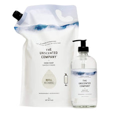 The Unscented Company Empaque Durable: diseño pensado para recargas sostenibles.