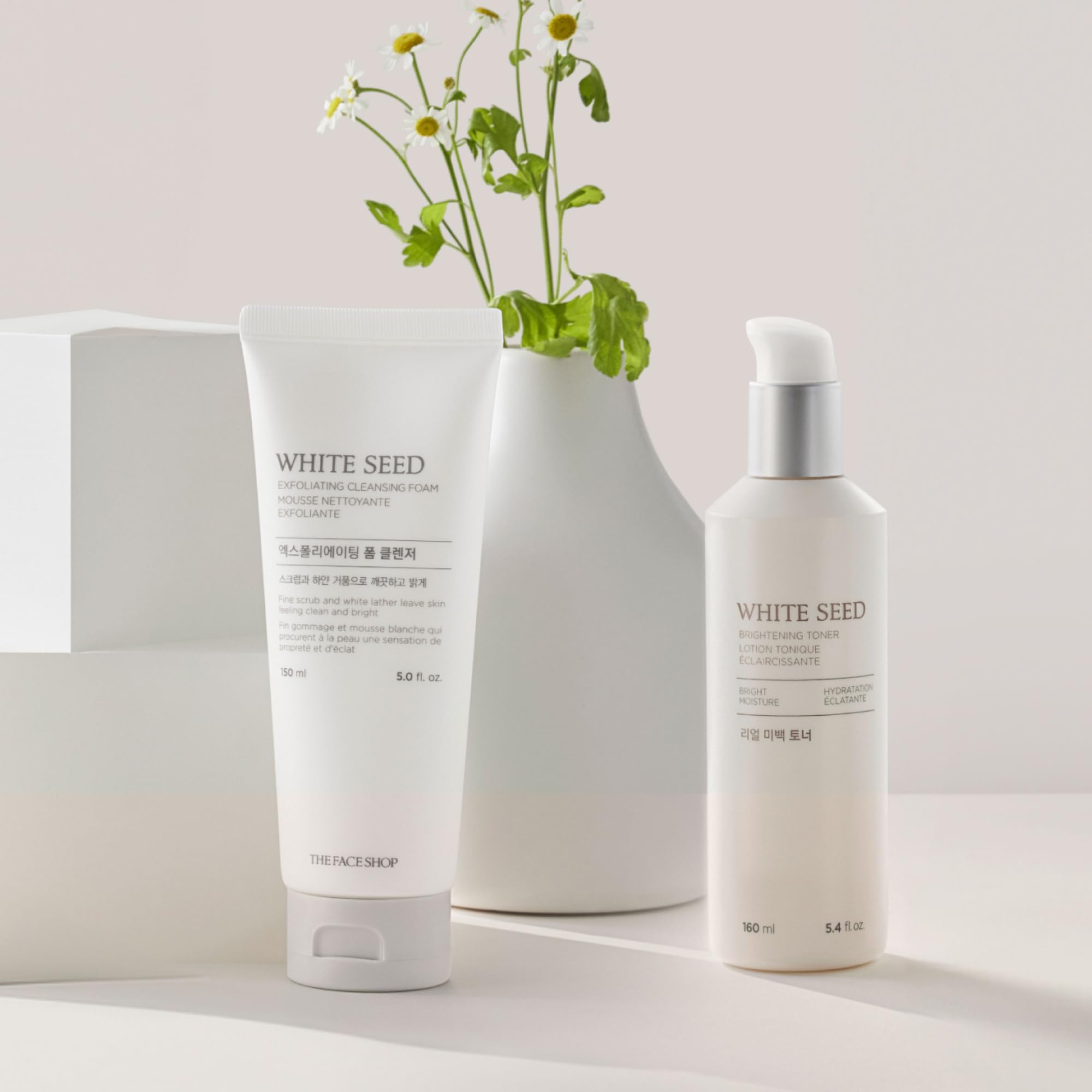 The Face Shop semilla blanca aporta ingredientes botánicos para cuidado suave