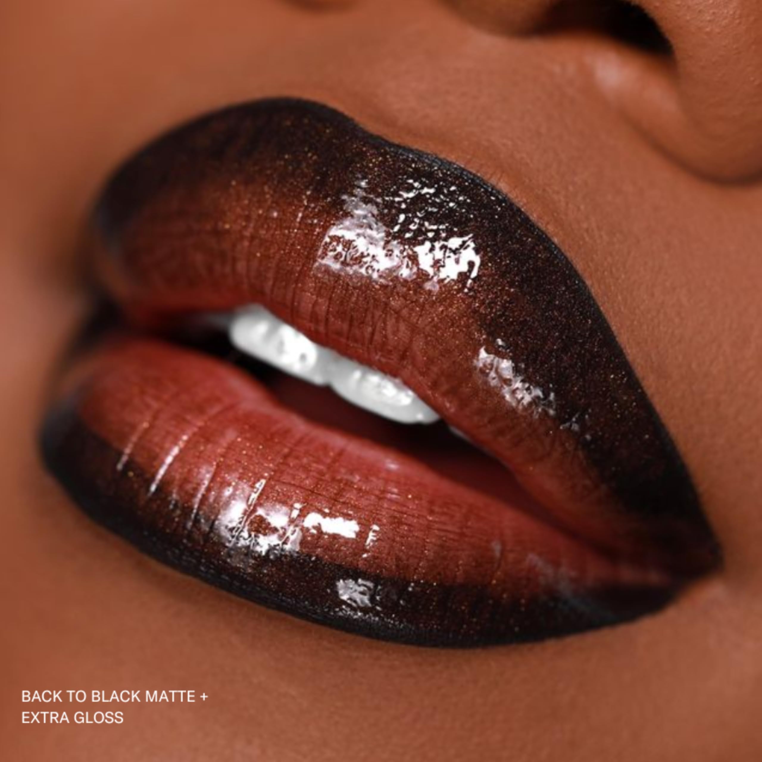 The Lip Bar Back to Black: ombre y dimensión con el color oscuro.