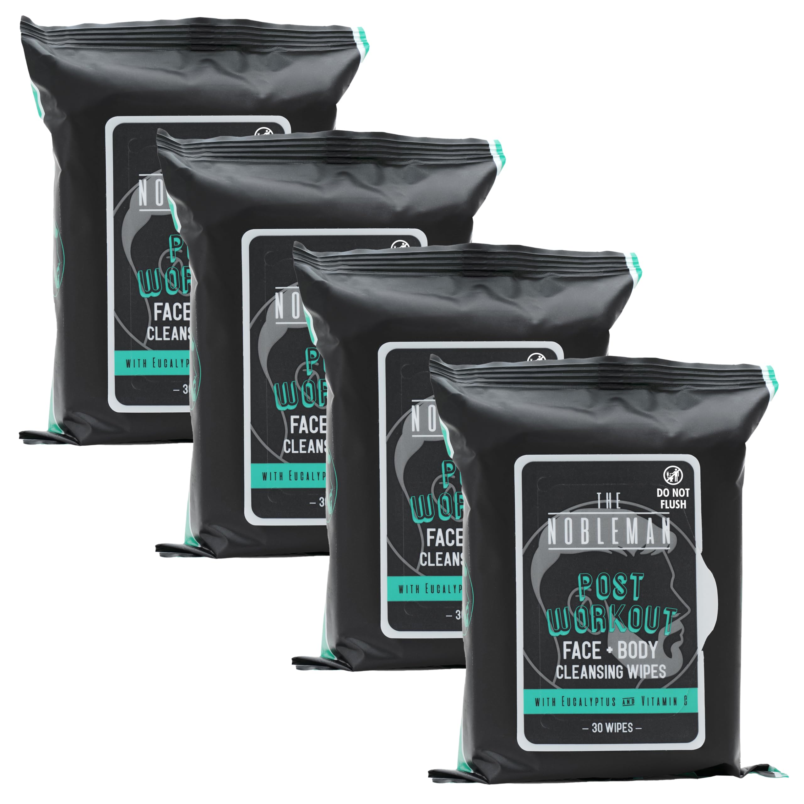The Nobleman wipes eucalyptus pack for a refreshing post-workout clean
