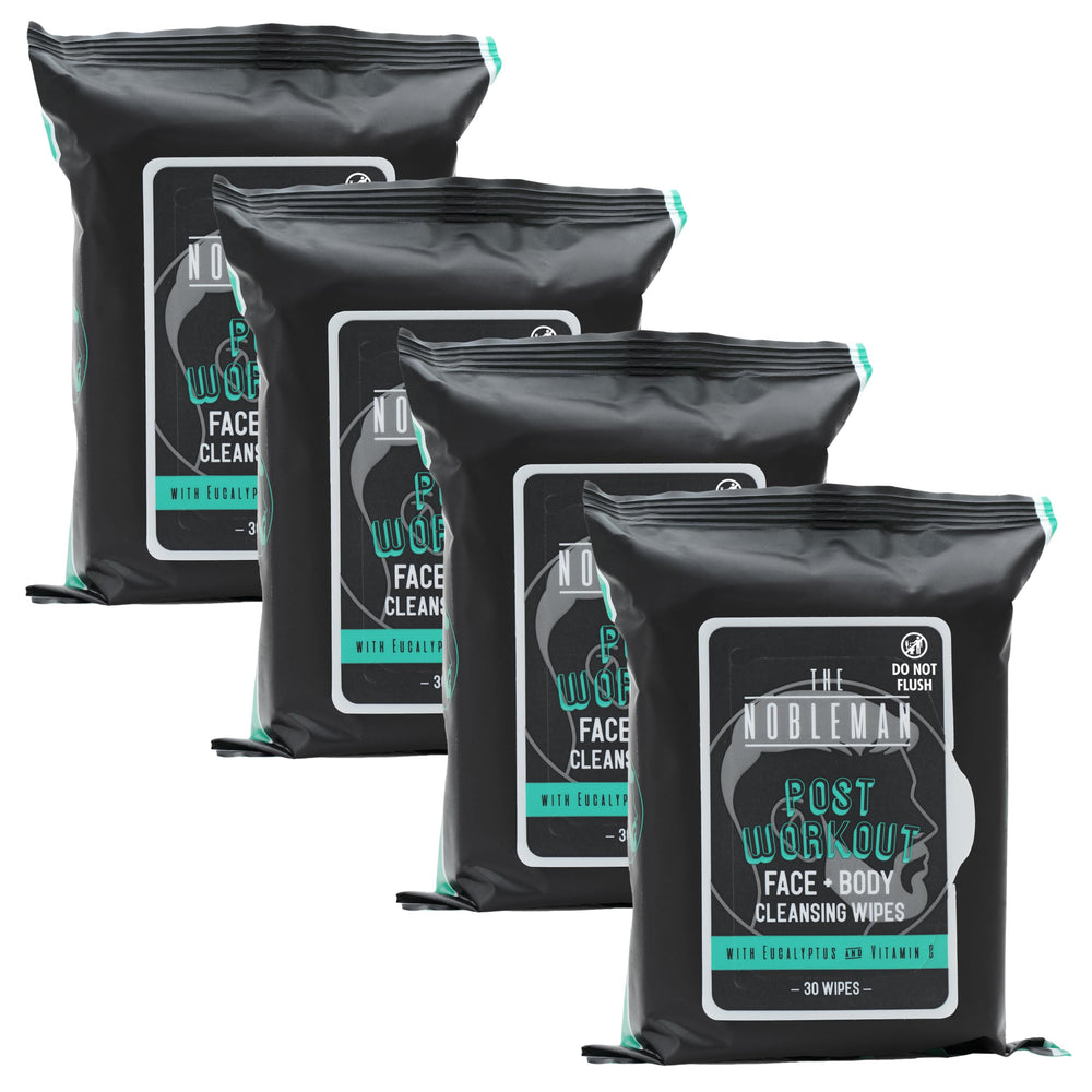 The Nobleman wipes eucalyptus pack for a refreshing post-workout clean