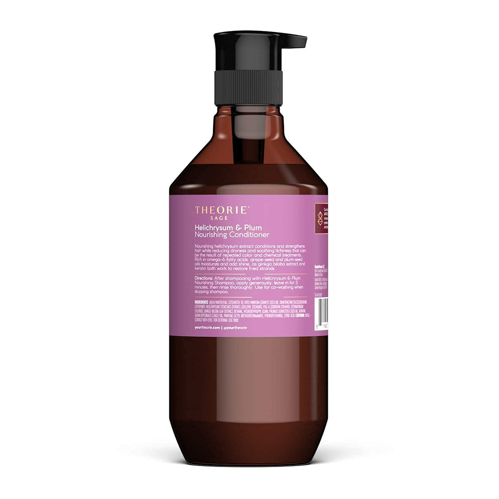 Theorie Helichrysum & Plum: detalle de vertido para aplicación suave y uniforme.