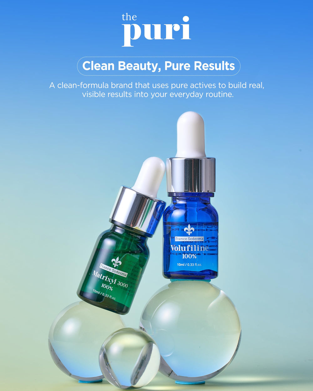 THEPURI Volufiline Serum, hidratación intensa que acompaña tu rutina diaria.