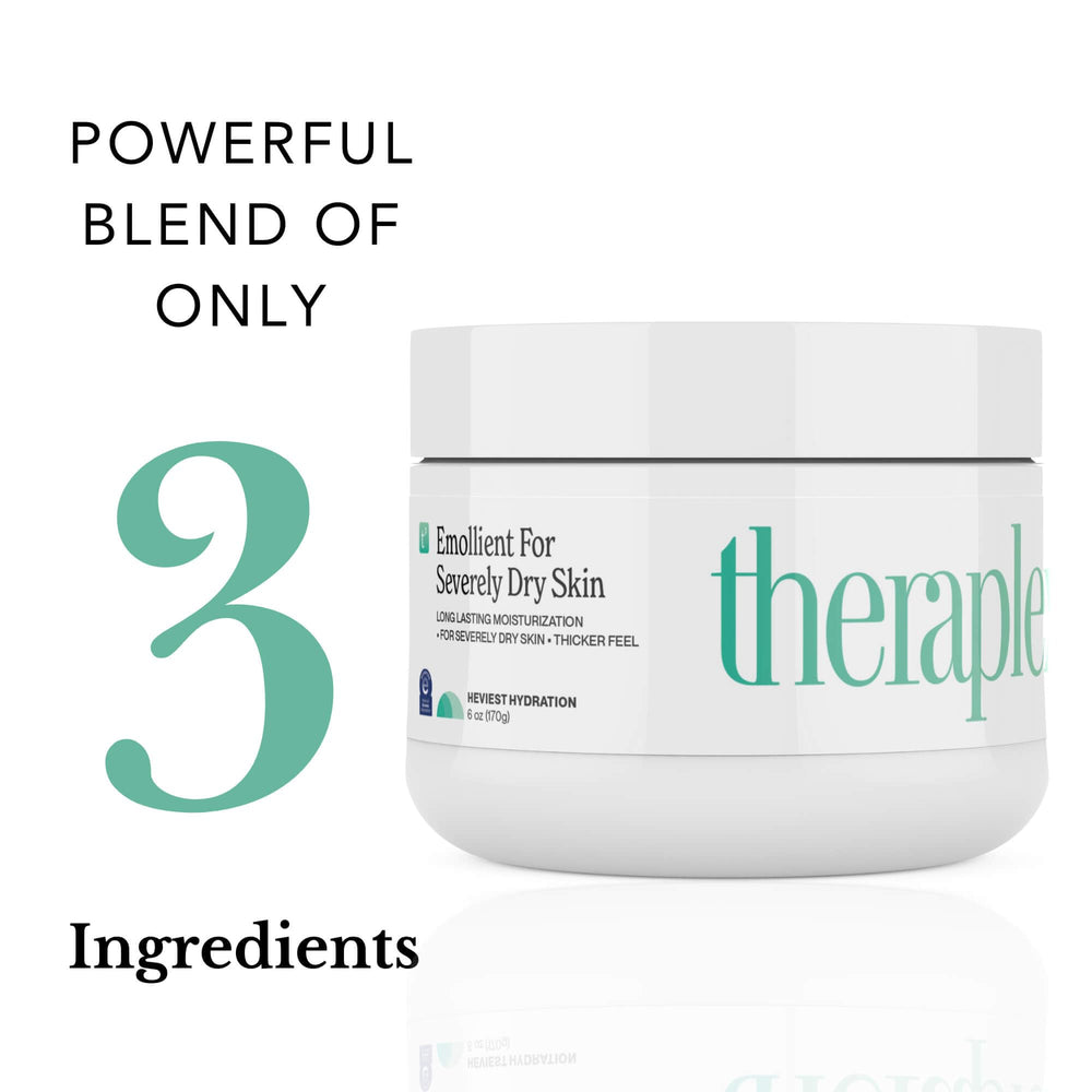 Theraplex Crema Emoliente envase de 6 onzas, ideal para rutina diaria.