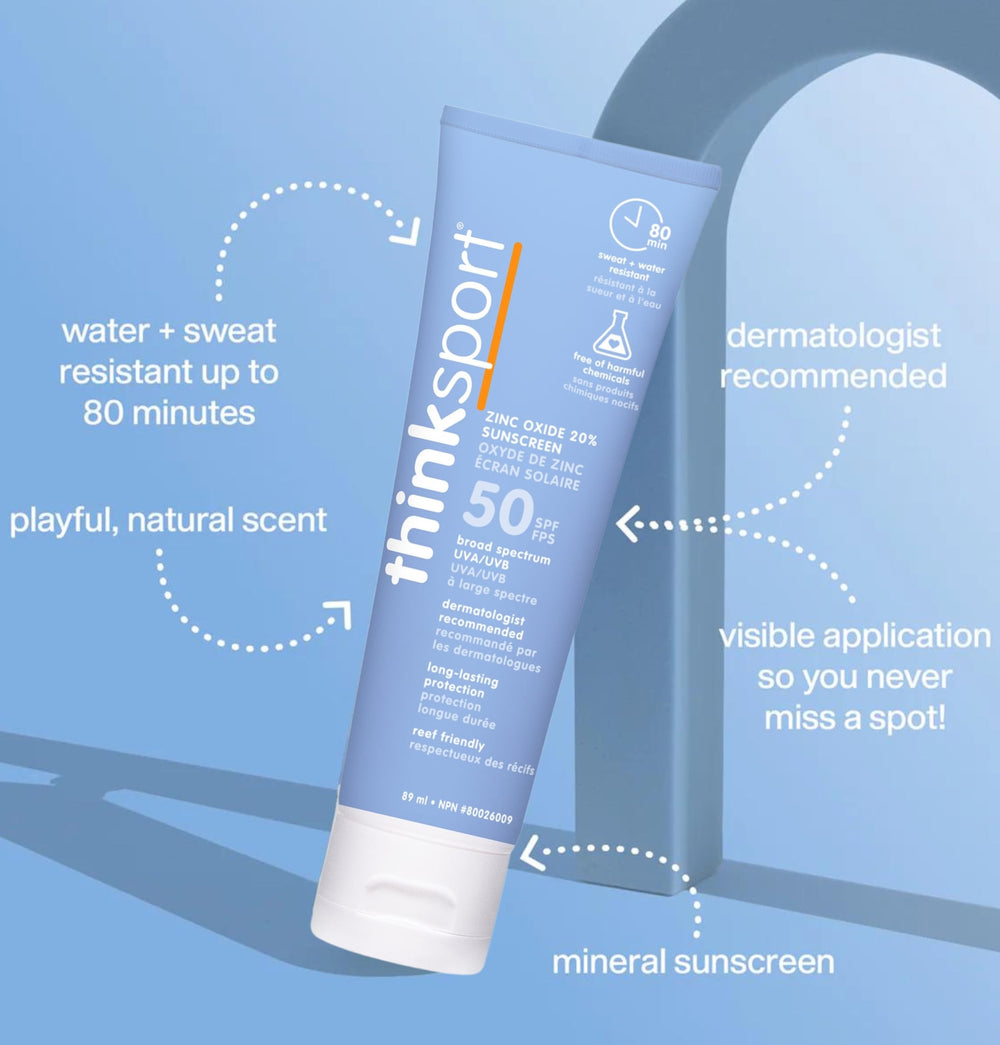 THINKSPORT SPF50 Plus: aplicación rápida y suave