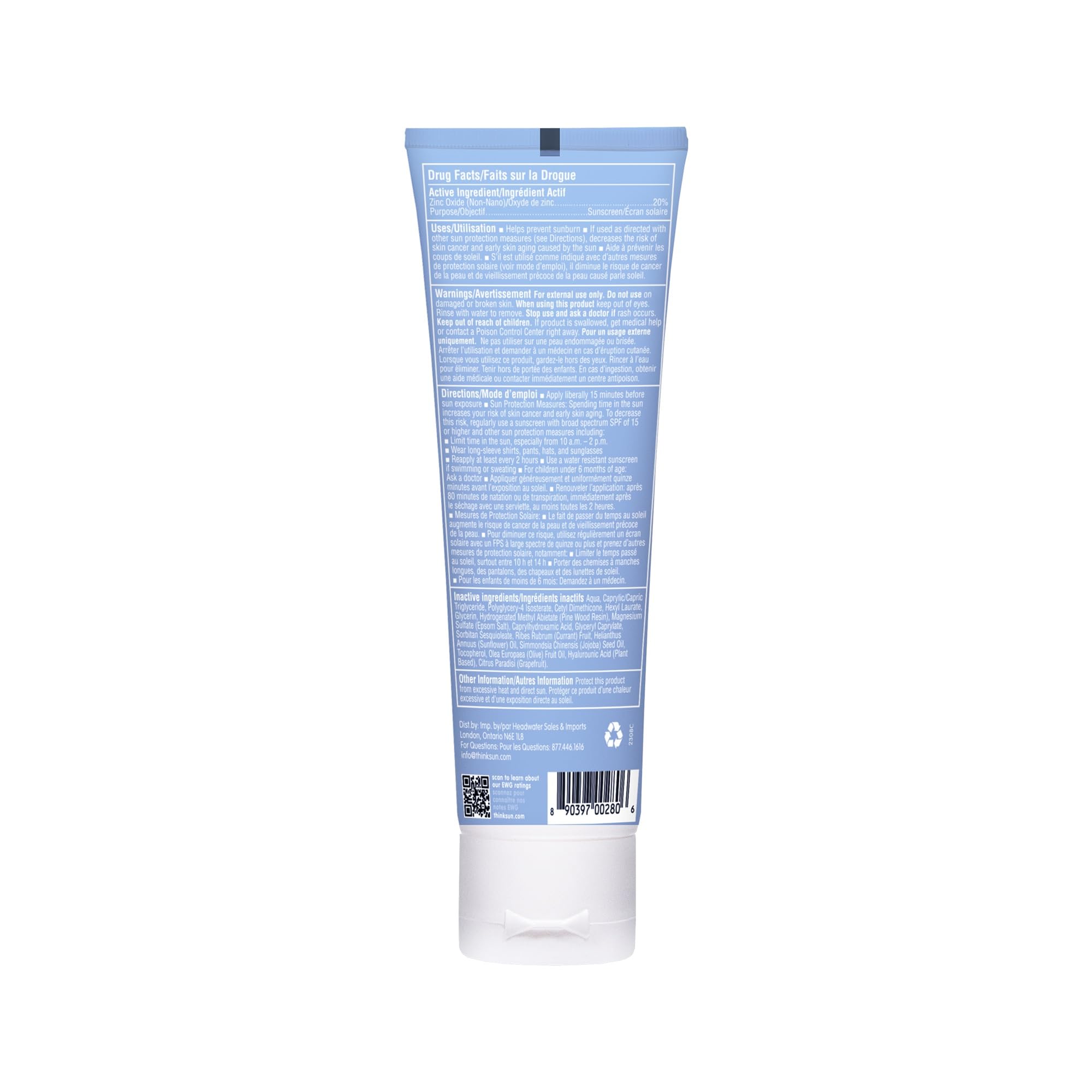 THINKSPORT SPF50 Plus: dos frascos de 3 oz listos para playa