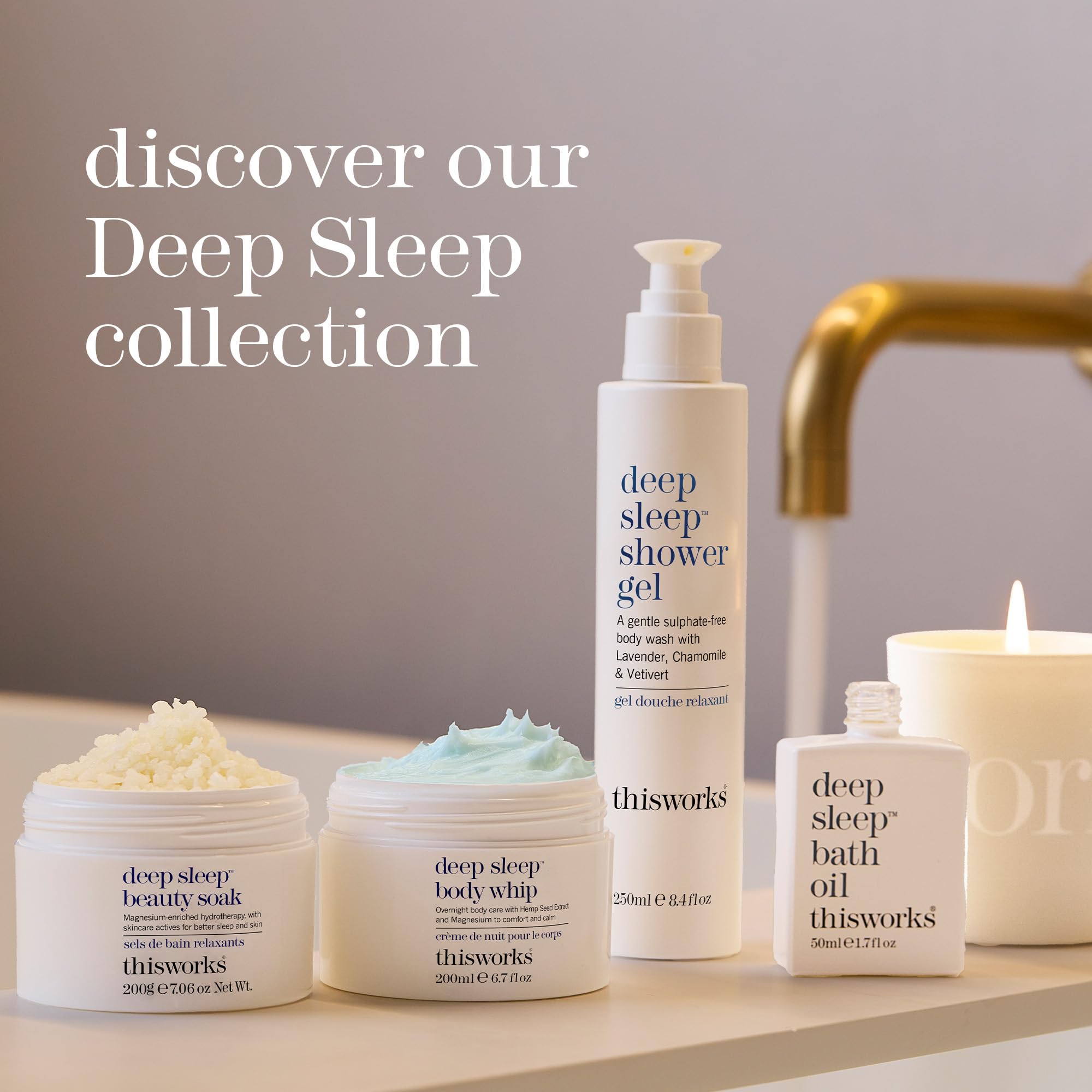 THISWORKS Deep Sleep Body Cocoon descanso ligero con hidratación.
