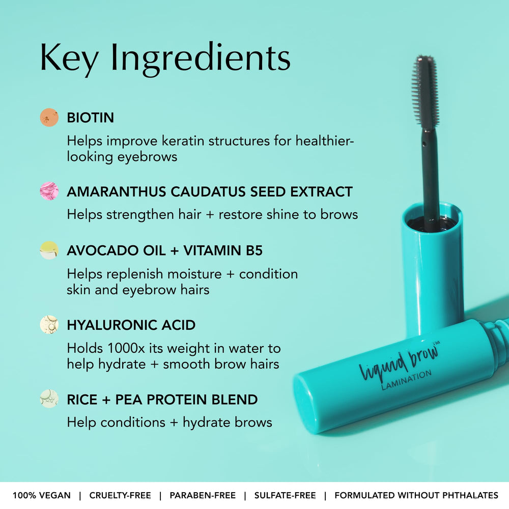 Thrive Causemetics bloqueo líquido de cejas – fórmula vegana y libre de parabenos para uso diario.