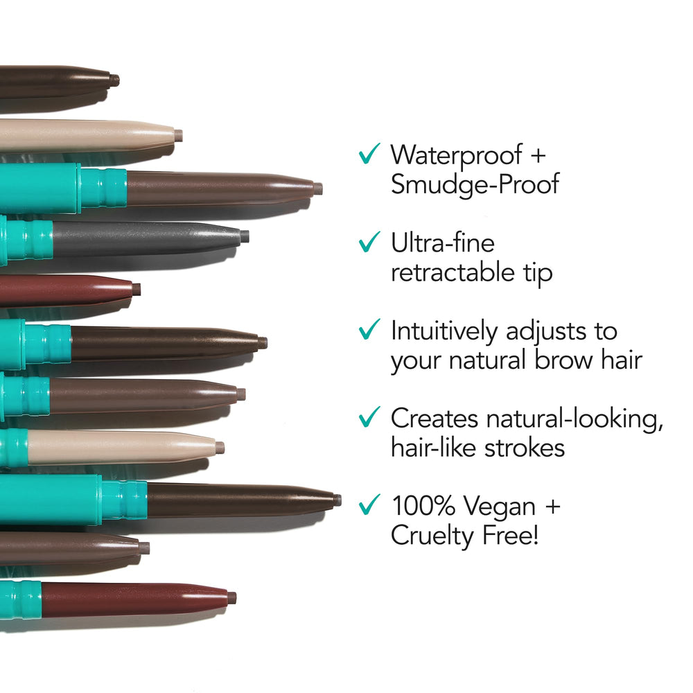 Thrive Infinity Lápiz de Cejas Serena con spoolie integrado para peinar y difuminar.