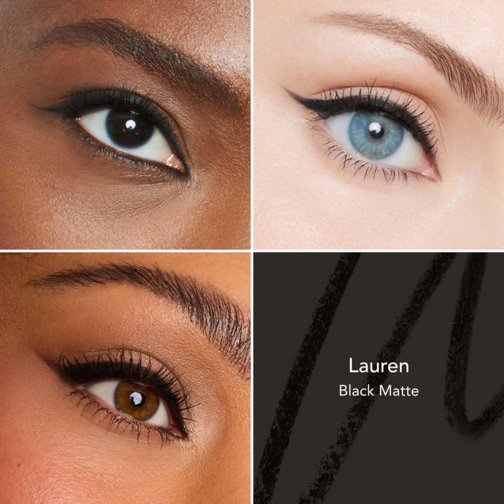 Thrive Infinity Eyeliner embout smudge intégré permet des estompés faciles.