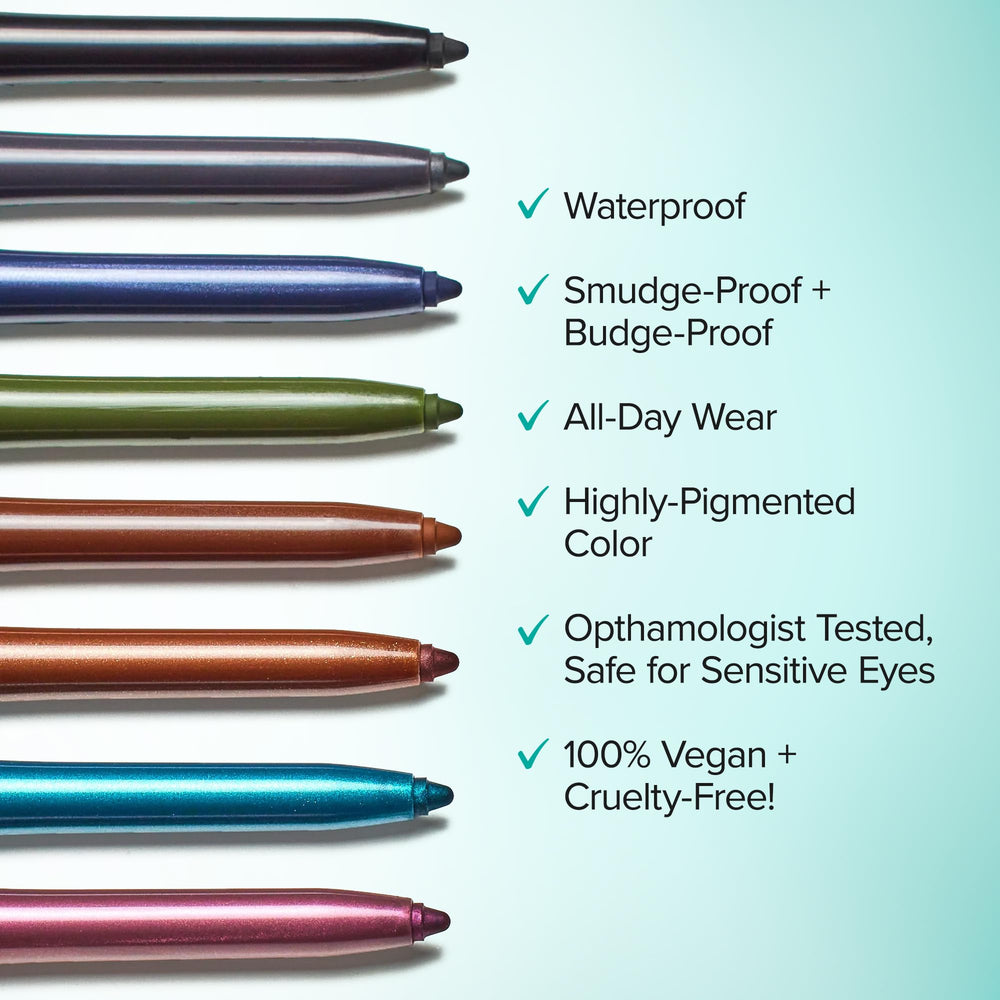 Thrive Infinity Eyeliner taille-crayon intégré facilite l'affûtage rapide et précis.