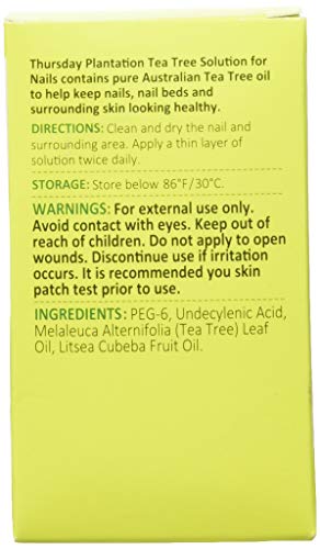 Thursday Plantation arbol de te solucion frasco 10ml: tamaño práctico para viajes