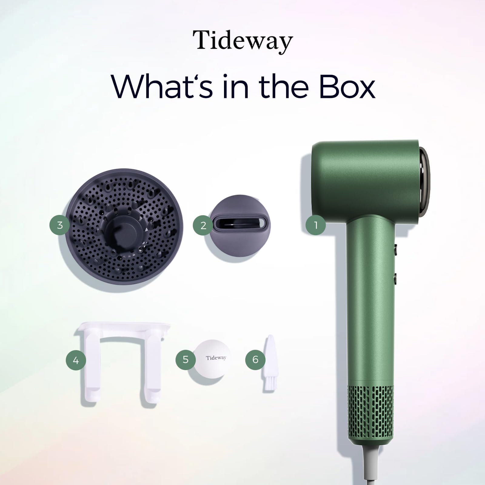 Tideway motor brushless para rendimiento duradero y secado eficiente.