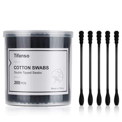 Tifanso bastoncillos con cabeza doble para limpieza suave y precisa