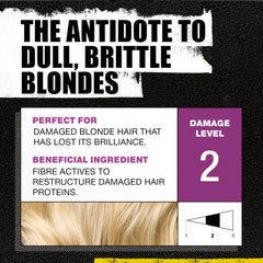 TIGI Bed Head Dumb Blonde Shampoo, brillo resplandeciente para cabello más luminoso.