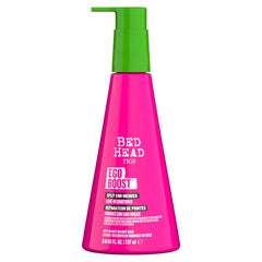 Botella de TIGI Bed Head Ego Boost reparando puntas para uso diario.
