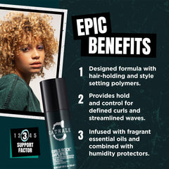 TIGI Catwalk Curls Rock Amplifier, control-de-ondas-definidas, fijación suave de rizos.