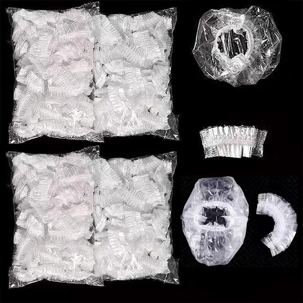 Protector oídos desechable Tihzheoy, cubre oídos transparentes para duchas y spa.