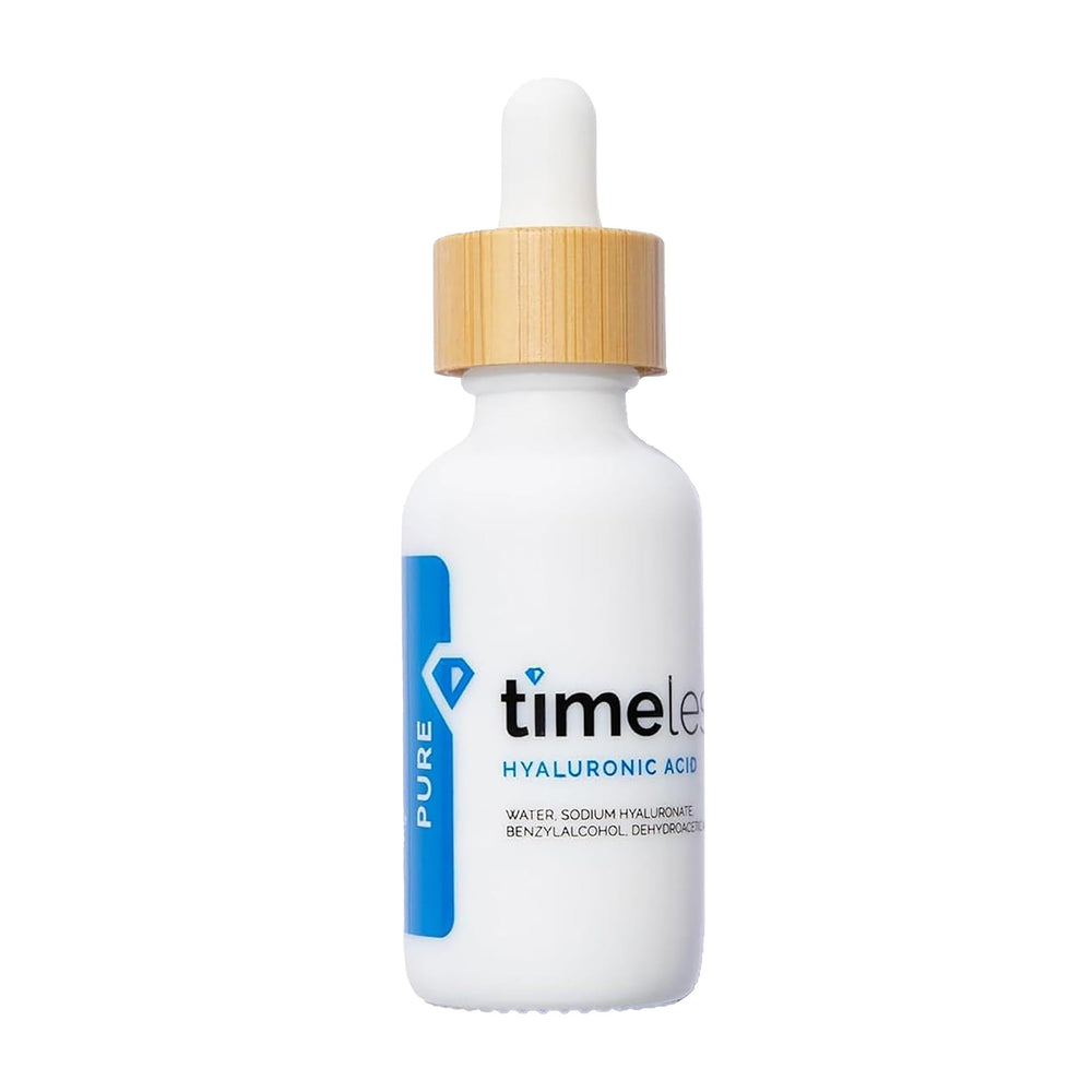 Timeless Skin Care Sérum: botella con gotas para hidratación diaria