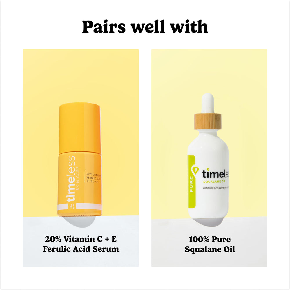 Timeless Skin Care Coenzima Q10 Serum, uso nocturno para textura uniforme.