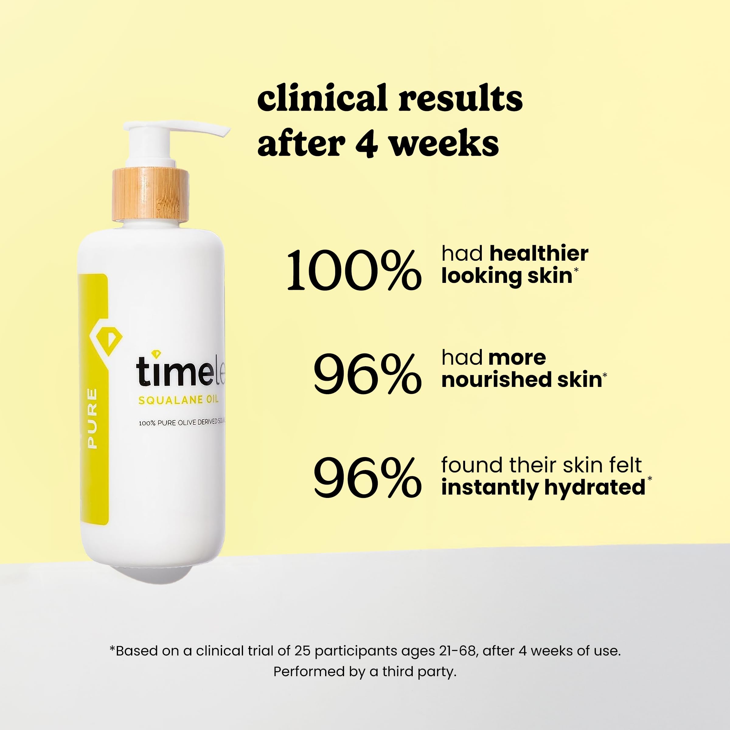 Timeless Skin Care Squalane textura ligera ideal para uso diario.
