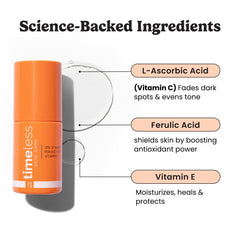 Pompe pratique du sérum Timeless Skin Care pour une application précise.