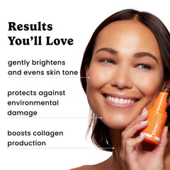 Texture fluide du sérum Timeless Skin Care qui pénètre rapidement.