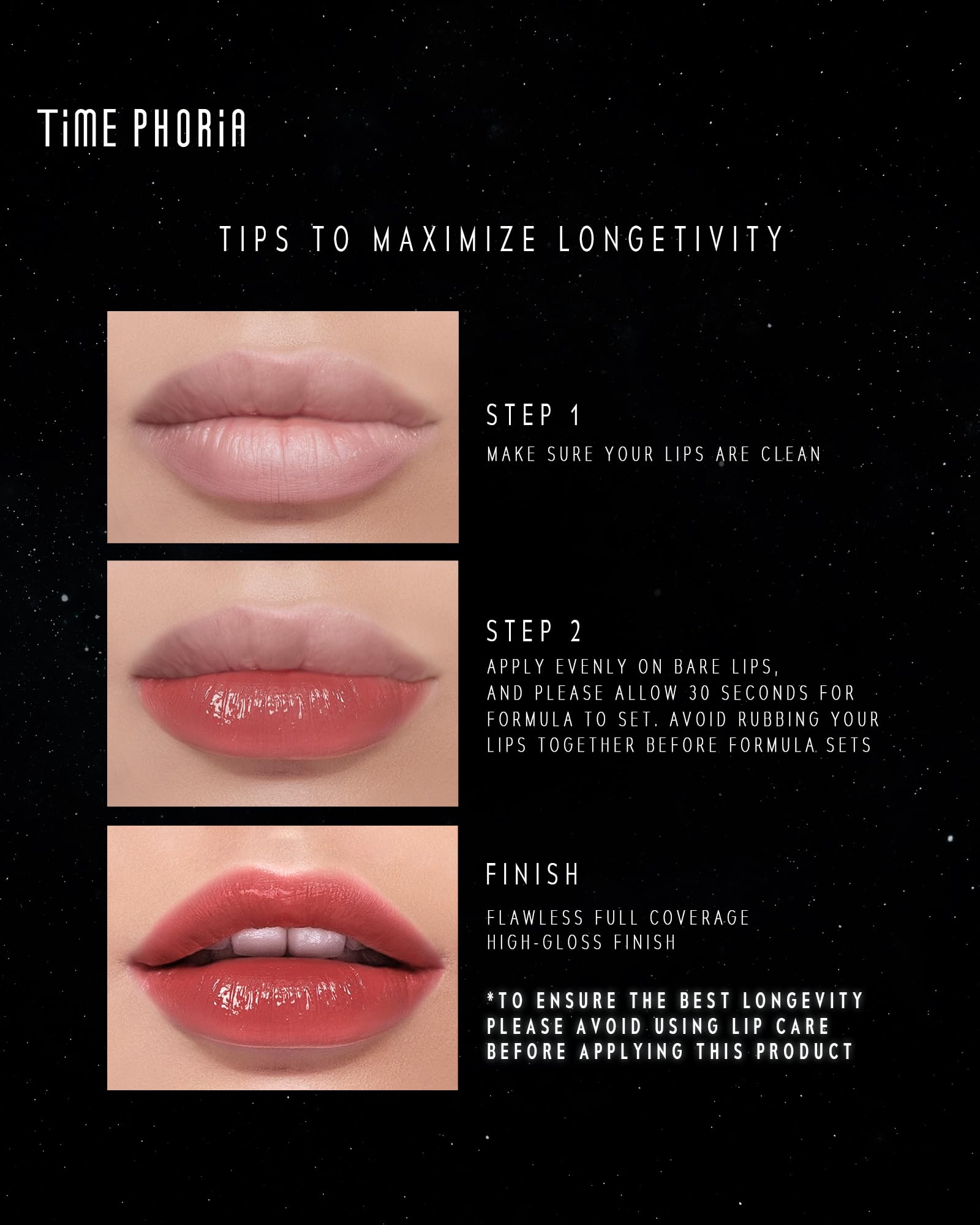 TIMEPHORIA: amplia gama de tonos para cualquier look