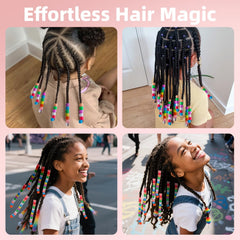 TINKRSTUFF: 50 gomas elásticas para fijar trenzas y combinar colores.