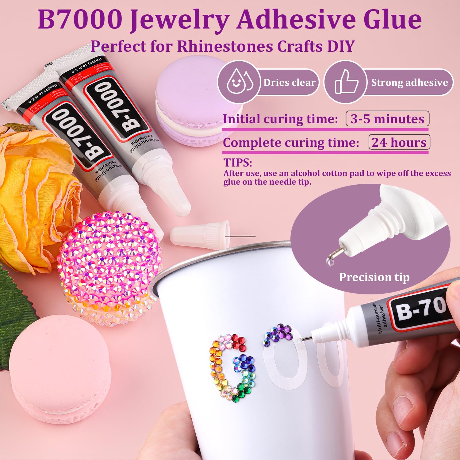 Amplio uso en zapatos, tazas, fundas y más para diseños brillantes.