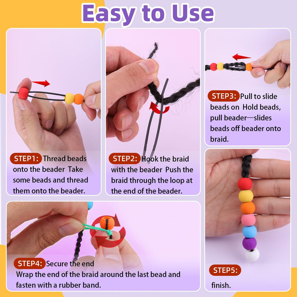 TINKRSTUFF kit ligero para trenzas, comodidad diaria